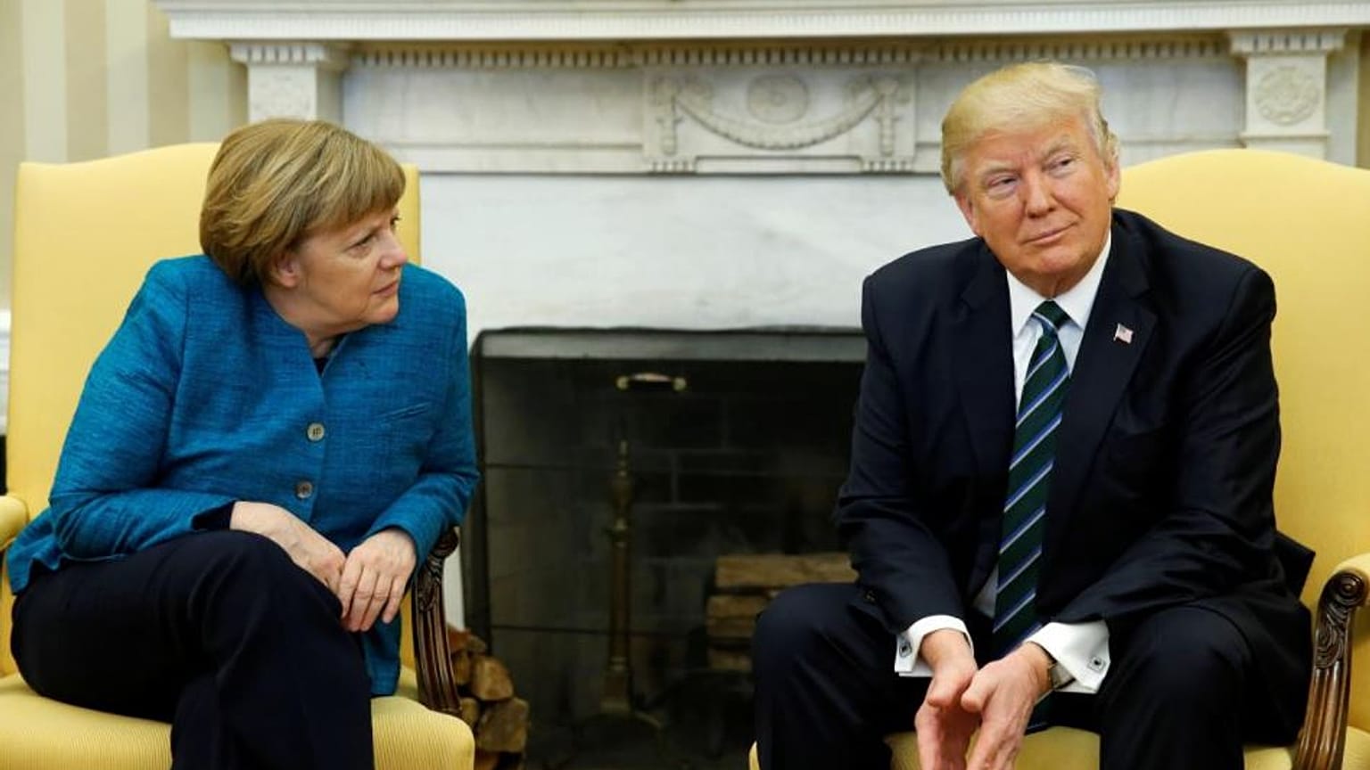 Merkel ve Trump silahların hedefindeki İdlib'i görüştü