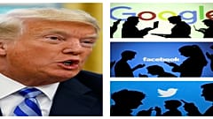 Trump: Google, Facebook ve Twitter çok tehlikeli sularda yüzüyor