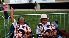 Des fans d'Aretha Franklin venues lui rendre un dernier hommage