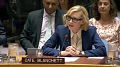 El desgarrador discurso de Cate Blanchett en la ONU