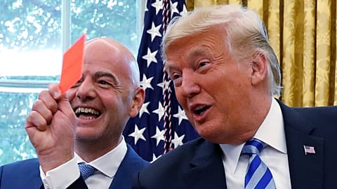 Watch: Trump meets FIFA President Infantino to discuss 2026 World Cup