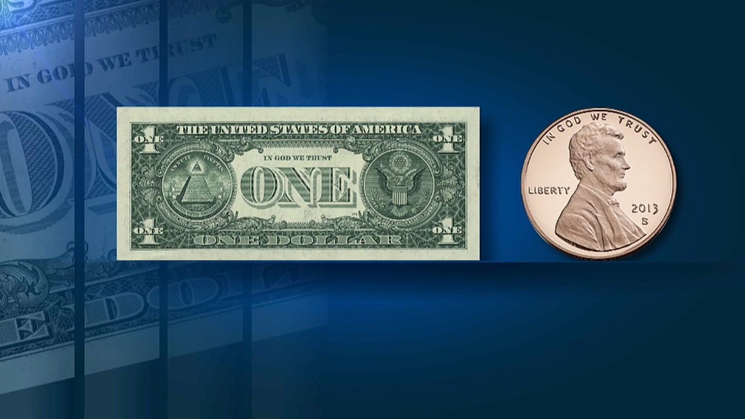 Dólar continuará a "confiar em Deus"