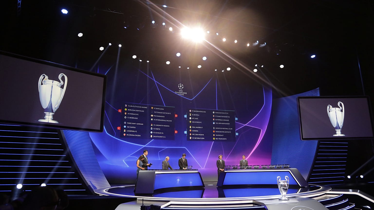 Ligue des champions : tirage corsé pour le PSG et Monaco