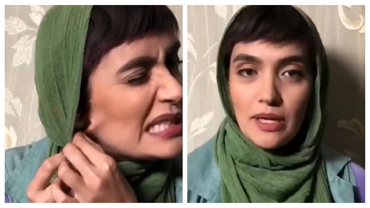 ویدئوی پخش شده از میترا حجار در شبکه های اجتماعی