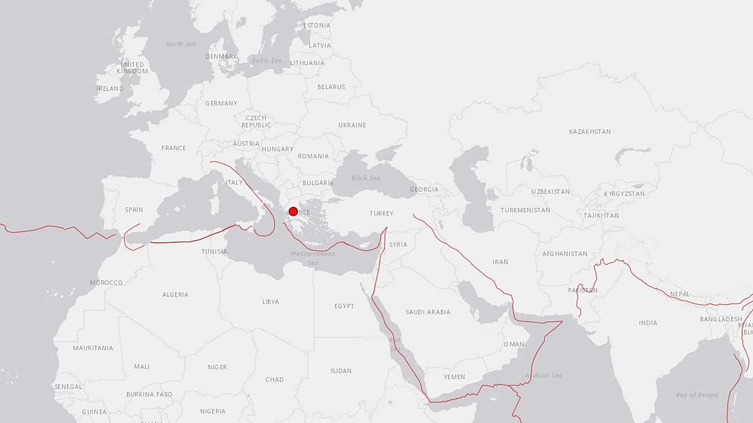 Un séisme d'une magnitude de 5,2 secoue le centre de la Grèce 
