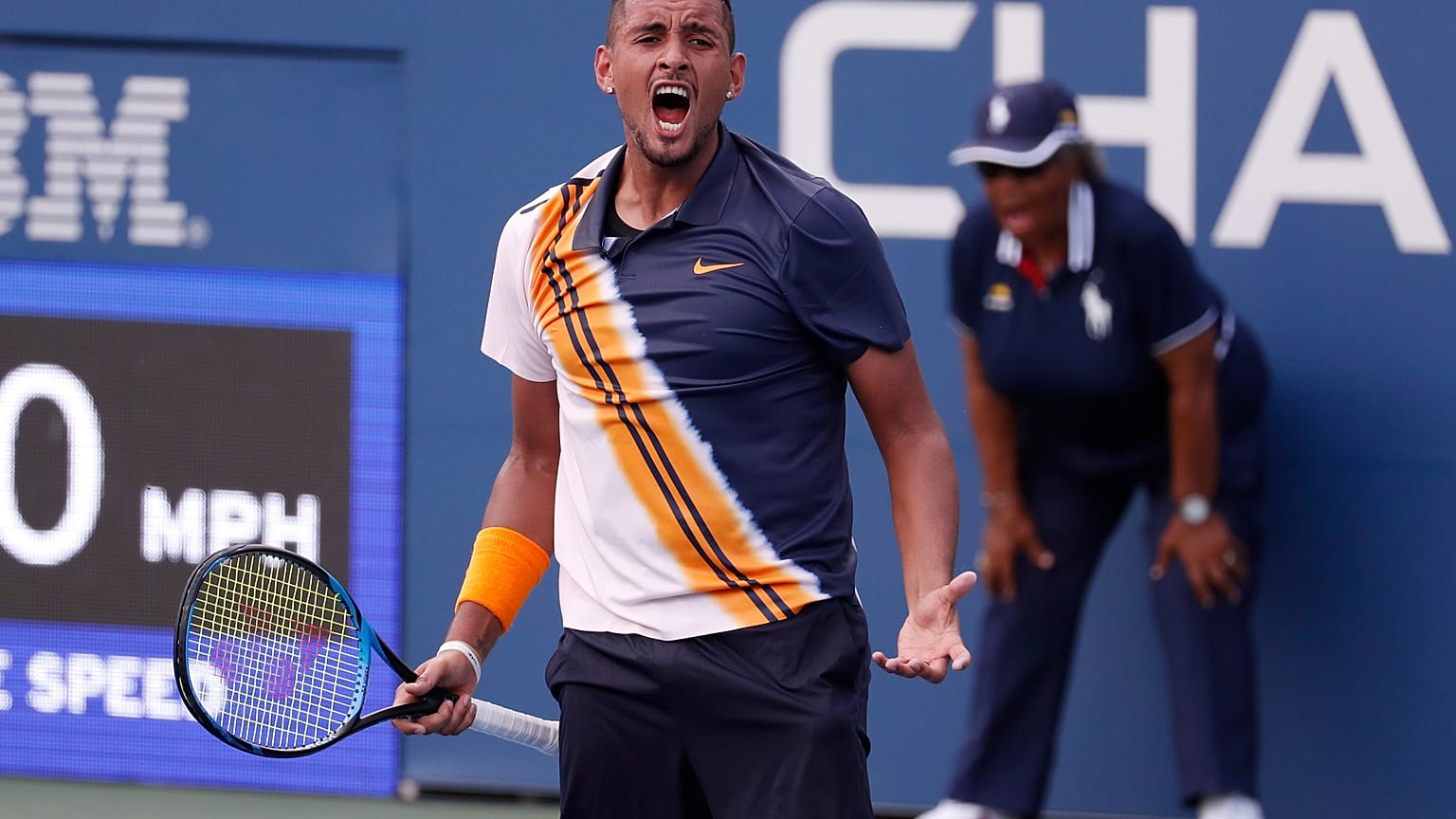 US Open: место арбитра - на вышке 