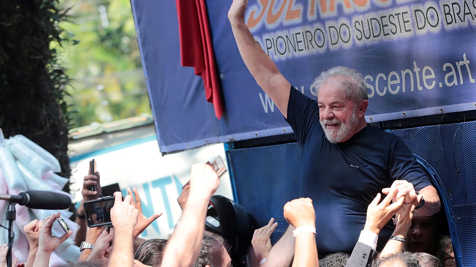 El expresidente brasileño Luiz Inácio Lula da Silva el pasado 7 de abril.