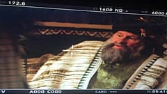 الممثل الفرنسي جيرار ديبارديو أثناء تصوير فيلم أحمد باي في الجزائر