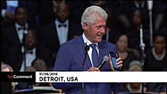 Clinton'dan Soulun Kraliçesine şarkılı veda
