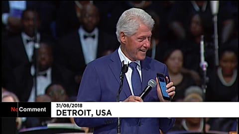 Clinton'dan Soulun Kraliçesine şarkılı veda