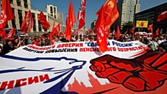 Milhares de russos protestam contra reforma das pensões