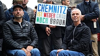 Chemnitz: Bürger gehen gegen Fremdenhass auf die Straße