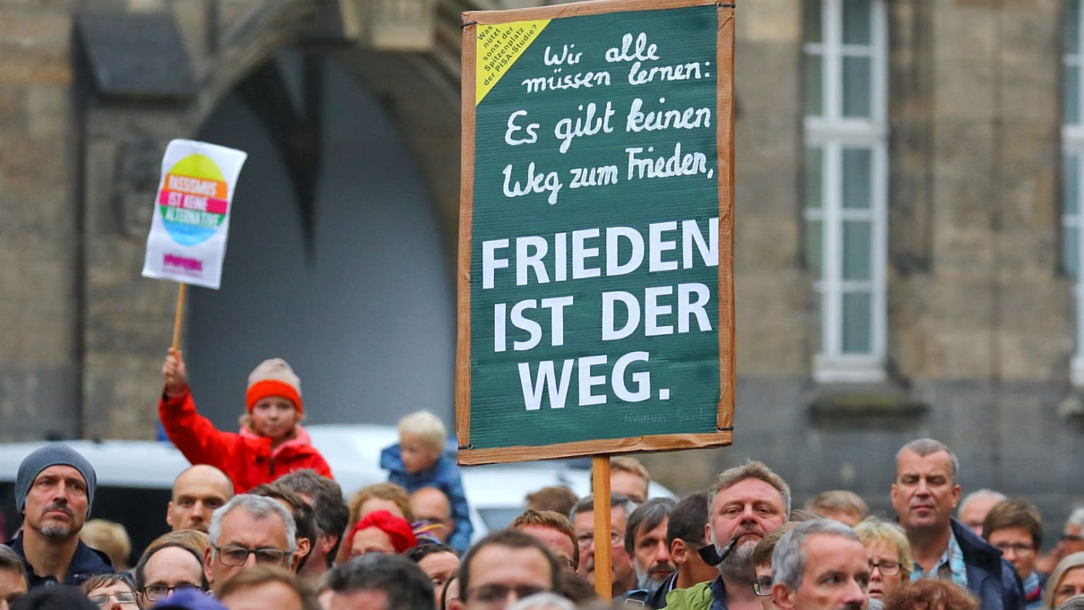 Rassemblement pacifique à Chemnitz