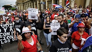 Nueva protesta en Costa Rica contra la llegada de nicaragüenses