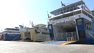 Greve dos ferries na Grécia