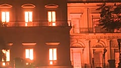 Nationalmuseum in Rio abgebrannt