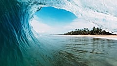 Monster waves surfer