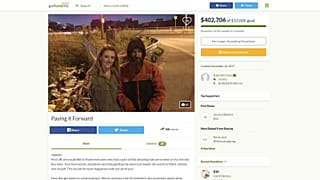 The GoFundMe page