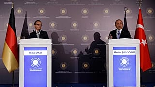 Almanya Dışişleri Bakanı Maas ve Türkiye Dışişleri Bakanı Çavuşoğlu