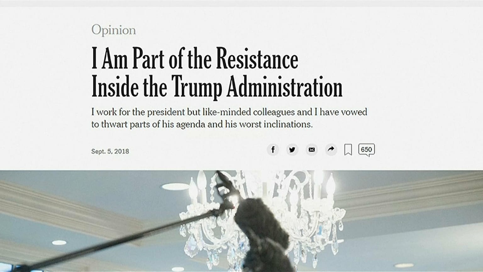 Трамп ищет "предателя"
