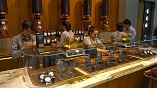 Giant Starbucks cafe in Milan, Italy
