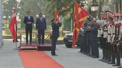 Österreichs Bundeskanzler Sebastian Kurz zu Besuch in Mazedonien 