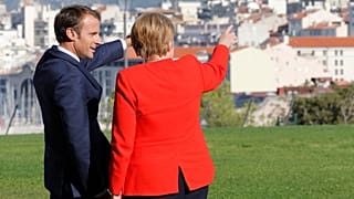 Συνάντηση Μέρκελ - Μακρόν στη Μασσαλία