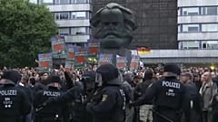 Far-right demonstrations continue in eastern Germany
