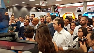 ΔΕΘ: Επίσκεψη του Αλέξη Τσίπρα στα περίπτερα της έκθεσης
