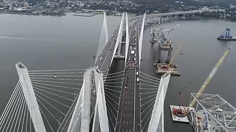 Watch: NY Governor Cuomo and Hillary Clinton open new bridge