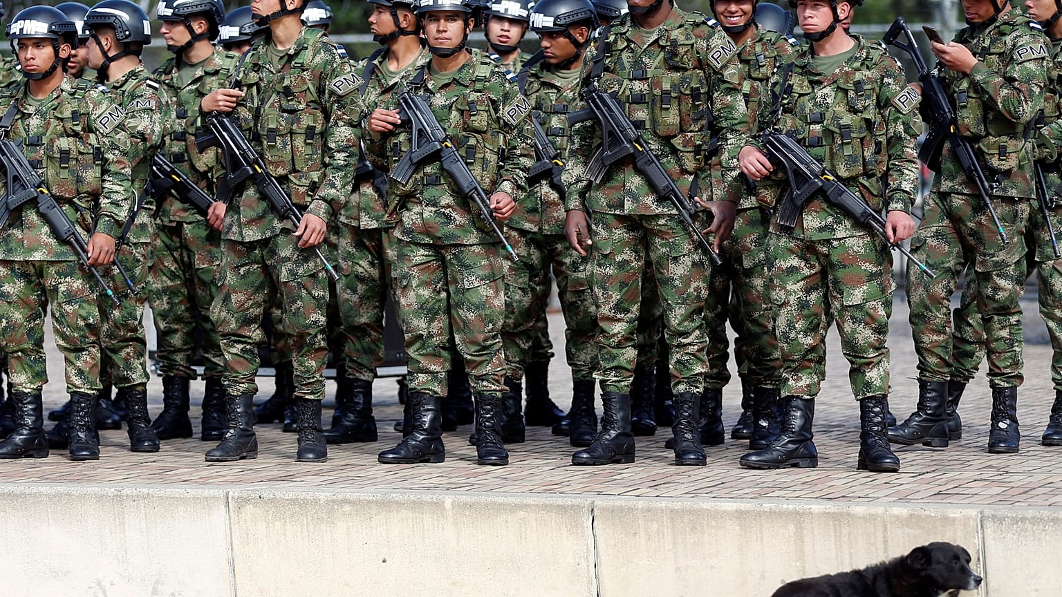 صورة أرشيفية لجنود الجيش الكولومبي