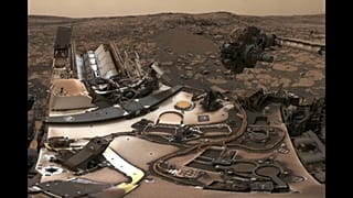 Depuis Mars, le robot Curiosity poste un selfie