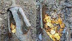İtalya'da Roma Dönemi'nden kalma yüzlerce altın sikke bulundu