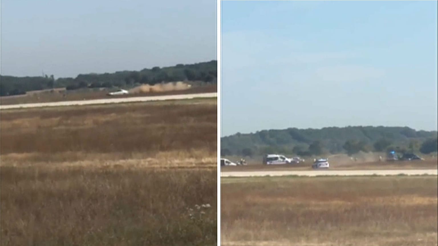 The car chase and arrest at Lyon airport