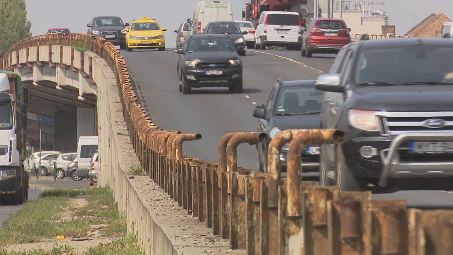 La red vial húngara, en muy mal estado