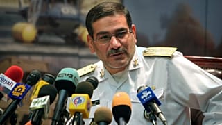 أمين مجلس الأمن القومي الإيراني علي شمخاني