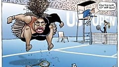 Escándalo por una caricatura de Serena Williams