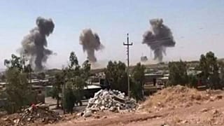 بمباران مقر حدکا در کوی سنجق واقع در کردستان عراق