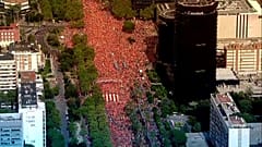 Barcelona: Zum Bersten voll