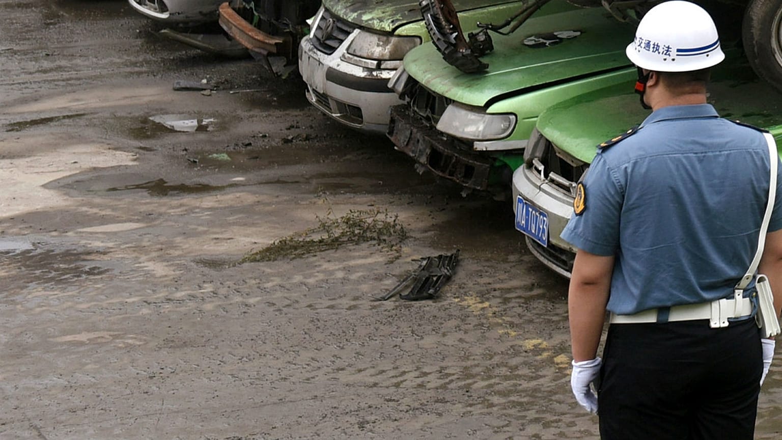 File photo of policeman in China