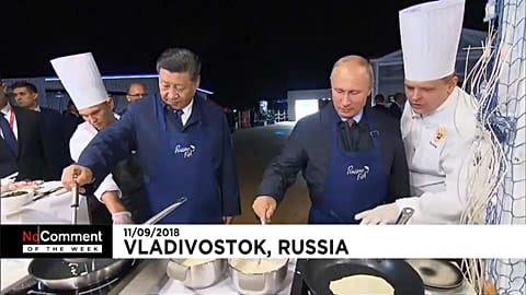 Political pancakes and sprinting through thin air: No Comment of the week