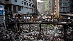 In Keraniganj, a district with many garment factories, the canal once flowed