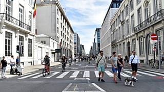 Journée sans voiture à Paris et Bruxelles