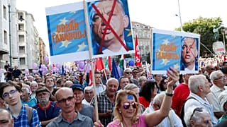 Manifestation anti-populiste en Hongrie