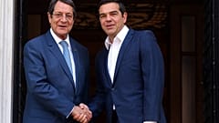 Συνάντηση Αναστασιάδη – Τσίπρα στην Αθήνα για προετοιμασία ενόψει Νέας Υόρκης 