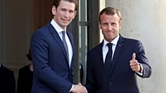 Macron et Kurz prônent le renforcement de Frontex