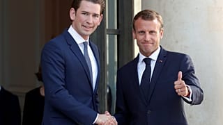 Macron et Kurz prônent le renforcement de Frontex