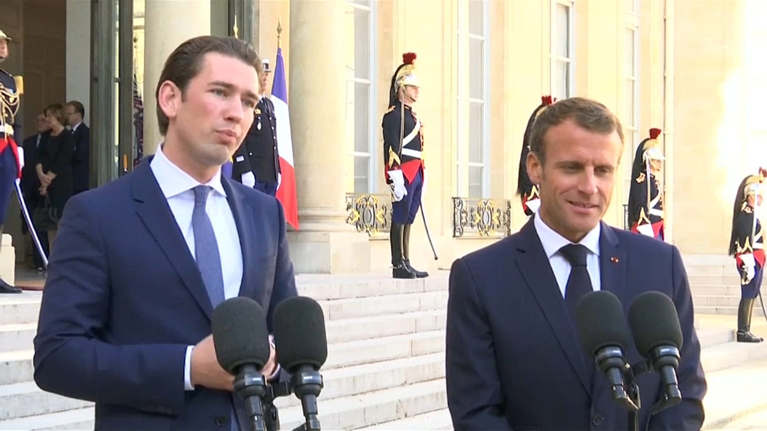 Macron and Kurz talk immigration ahead of EU talks to close a major rift over the issue