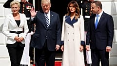 Donald Trump accueille Andrzej Duda à la Maison Blanche