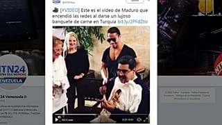 Kiakadtak a venezuelaiak Maduro lakomázásán a luxusétteremben
